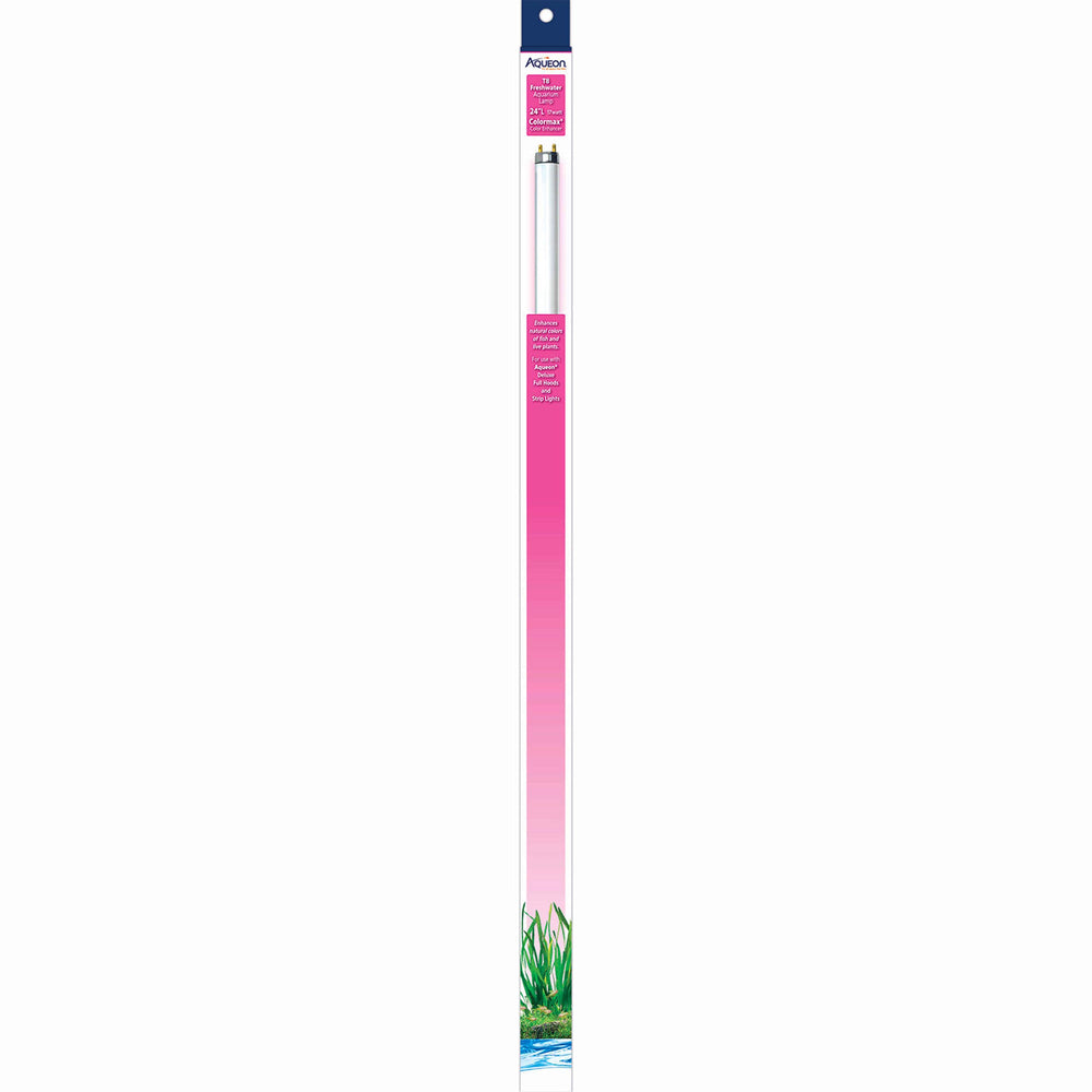 Aqueon Colormax 24-inch T8 lamp enhances aquarium colors for tropical fish.