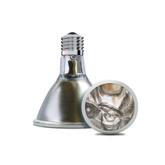 Arcadia Deep Heat Emitter 50W side view showing compact heating profile