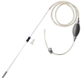 AREPK 10-gallon tank cleaner setup showing siphon pump ready for quick start