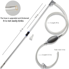 AREPK duckbill nozzle and fish strainer preventing gravel inhalation during cleaning