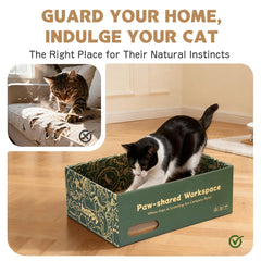 ARGOPET cardboard scratch pads reveal textured surfaces for satisfying claws.