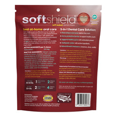 ARK NATURALS 5-in-1 soft dental chews for large breeds highlighting a toothpaste center for polishing