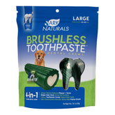 ARK NATURALS Brushless Toothpaste large breed pack supports at-home dental care.