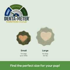 ARK NATURALS dog dental chews for small breeds displayed, designed for gentle chewing.