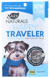 ARK NATURALS Happy Traveler packaging showcases the calming supplement