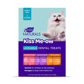 Ark Naturals Kiss Me-Ow lickable tubes for cats, convenient treats supporting dental care.