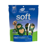 Ark Naturals Soft Brushless Toothpaste center view aiding dental care for large dogs.