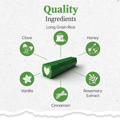 Ark Naturals USA-made dog dental chew with toothpaste center