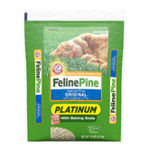 Arm & Hammer Feline Pine Platinum absorption shows odor-locking action for a cleaner litter box.