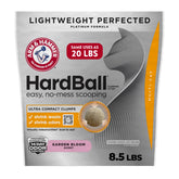 Arm and Hammer HardBall lightweight litter ready for quick, easy scooping with compact clumps.