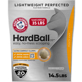 Arm and Hammer HardBall lightweight litter bag shows easy handling and low-mess use.