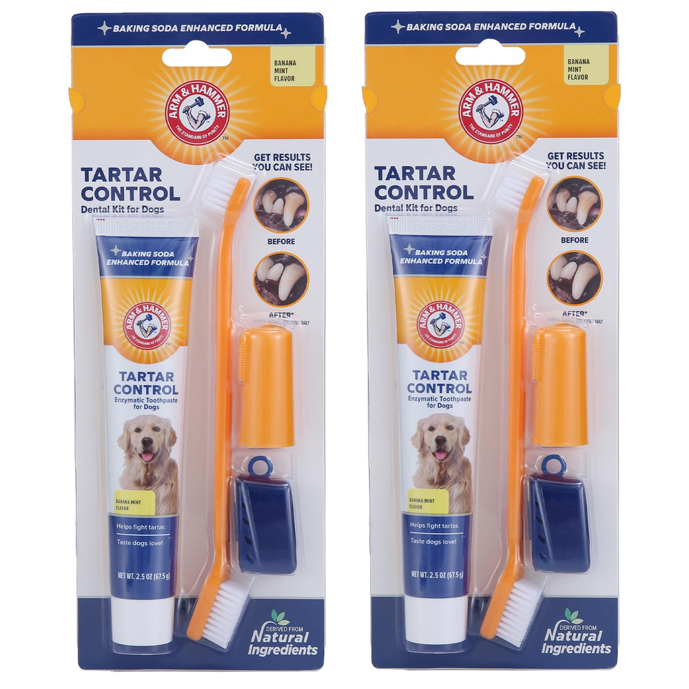 Arm & Hammer for Pets tartar-control toothpaste tube shown for at-home dental care.
