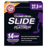 arm & hammer slide platinum multi-cat litter slides out for quick cleanup.