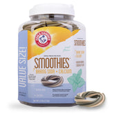 Arm & Hammer Smoothies dental chews ring shape for easy gripping during daily chewing.