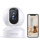 Armorcope pet camera 2K HD view for clear monitoring of pets