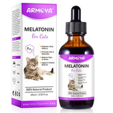 ARMOYA Cat Melatonin bottle ready for restful sleep support.