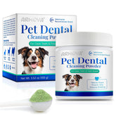 ARMOYA dog dental powder bottle front for daily oral care