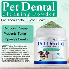 ARMOYA dog dental powder dispenser for easy daily use in meals.
