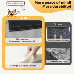 AronYada non-slip pad close-up highlights secure traction.