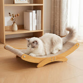 AROPEME extra-large scratcher bed assembly demonstrates quick setup for busy homes.