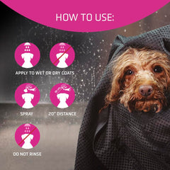Artero Flash Shine spray provides detangling and light protection from environmental elements.