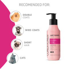 Artero Protein Vital applied, resulting in silky, shiny coat.