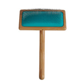 Artero Nature Collection M front view with ergonomic bamboo handle for comfortable grooming.