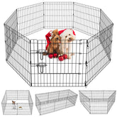 Artmalle Puppy Playpen assembly demonstrates quick, tool-free setup for safe containment.