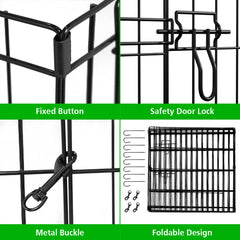 Artmalle Puppy Playpen indoor-outdoor setup suitable for indoor and outdoor configurations.