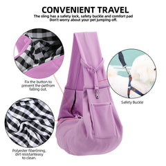 ARZQUT sling enables hands free travel to mall park or errands