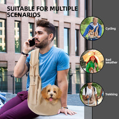 ARZQUT reversible design puppy purse showing versatility