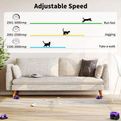 AsFrost remote-controlled mode guides cats through engaging chase sessions.