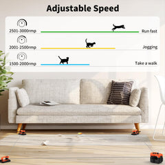 AsFrost cat toy treadmill with moving mouse drives indoor cats to chase and exercise.