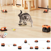 AsFrost upgraded cat toy in remote-control mode promoting active play and interaction.