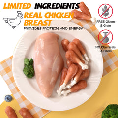 ASMPET calcium-rich chicken bone snacks to support strong bones.