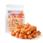ASMPET chicken wrapped cod dumbbell, ideal for training and dental care