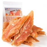 ASMPET dog chicken jerky bag shows single-ingredient treat for protein-packed reward