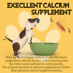 ASMPET dog chews with dog chewing for a satisfying long-lasting snack
