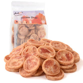 ASMPET dog treats packaging featuring chicken chips for training rewards.