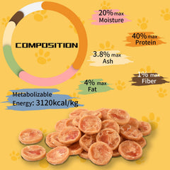 ASMPET grain-free dog treats for gentle digestion and stomach comfort.