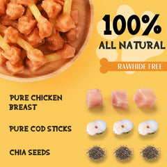 ASMPET rawhide-free dog chew, a safer option for teething and boredom