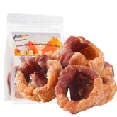 ASMPET Sweet Potato Donut packaging highlights grain-free dog snack option.