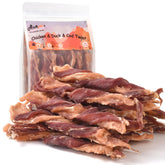ASMPET triple-flavor jerky packaging showcases natural ingredients for tasty rewards.