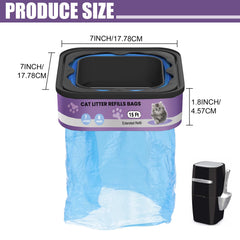 Astrallgn seven-layer odor-control liner locks odors for up to two weeks.