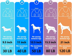 ATESON dog grooming harness supports large dogs during nails