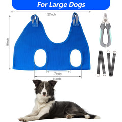 ATESON harness for nail trimming; calm grooming on demand.