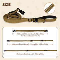 Atiansen quick-release frog clip leash with 360-degree rotation to prevent tangling.