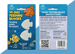 Atlantic Rush Betta-compatible feeder block for betta tanks during absence