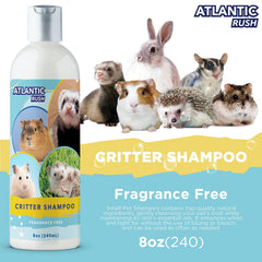 Foam from Atlantic Rush Critter Shampoo demonstrates easy lather and quick rinse.