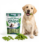 Atlantic Rush green bean chips close-up showing crispy texture ideal for training rewards